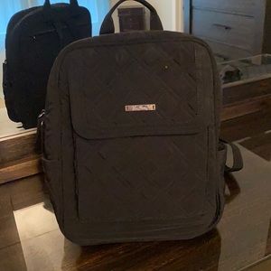 Vera Bradley Black Quilted Backpack